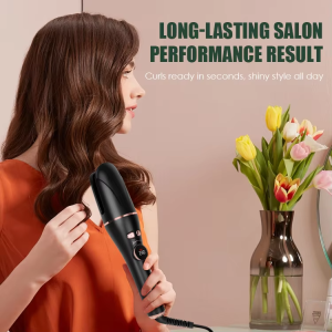360 rotating hair curling iron