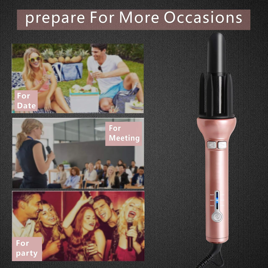 rotating curling iron