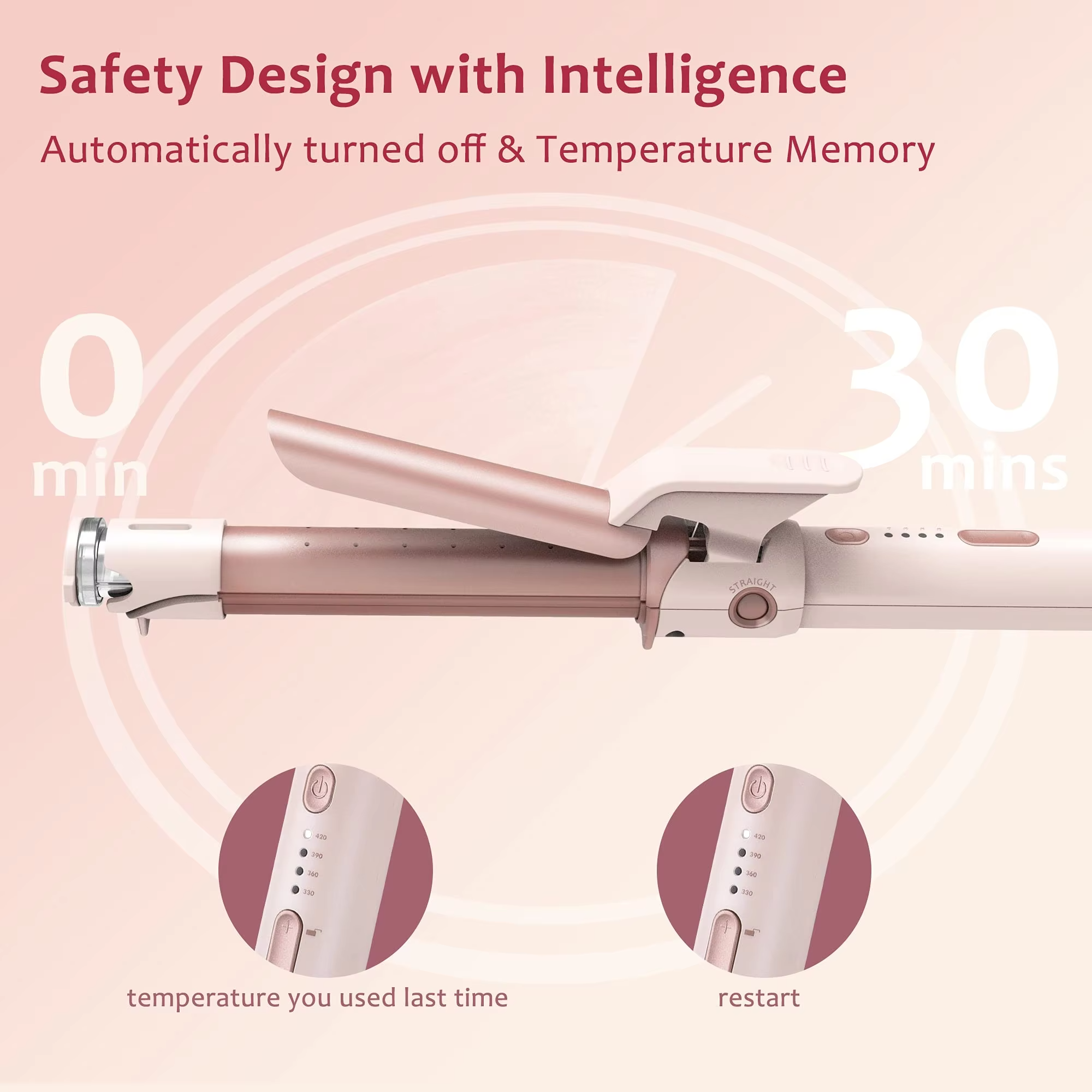 Hair Straightener and Curler 2 in 1