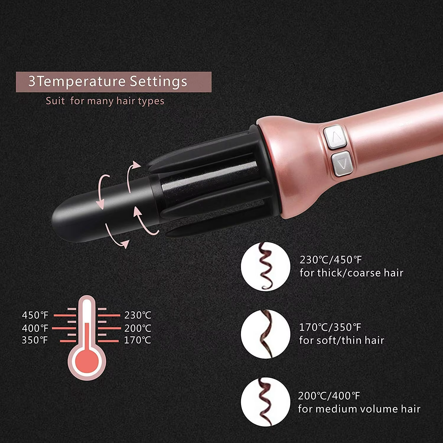 rotating curling iron