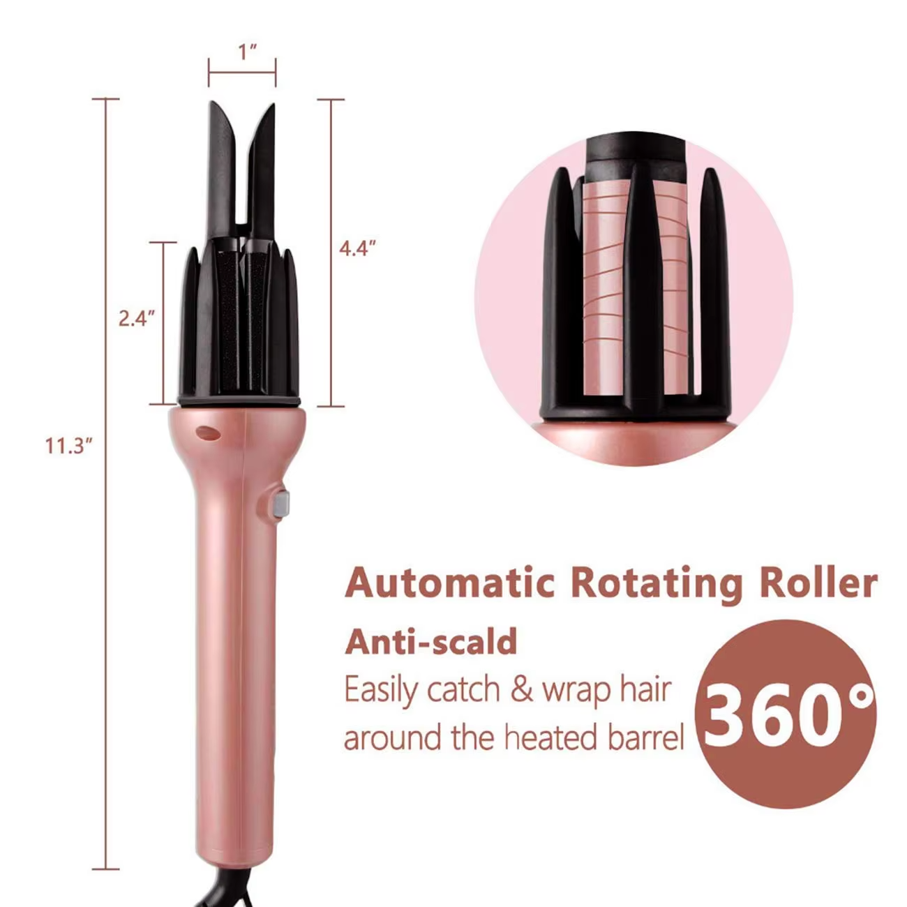 rotating curling iron