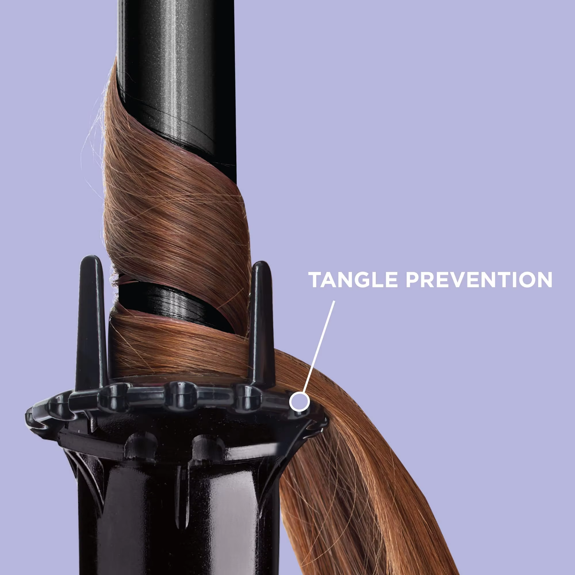 rotating ceramic hair curler