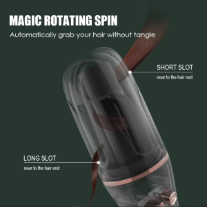 360 rotating hair curling iron