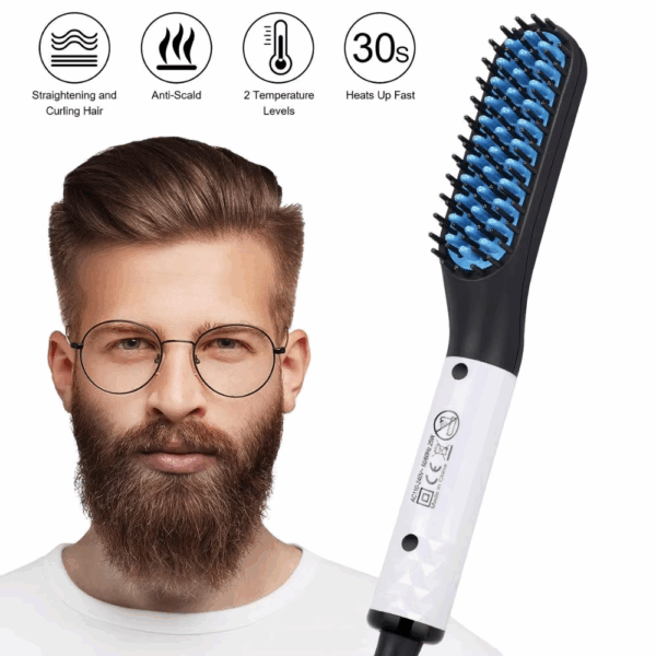 Multifunctional Beard Straightener for Men