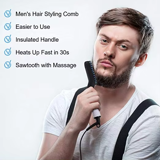 Multifunctional Beard Straightener for Men